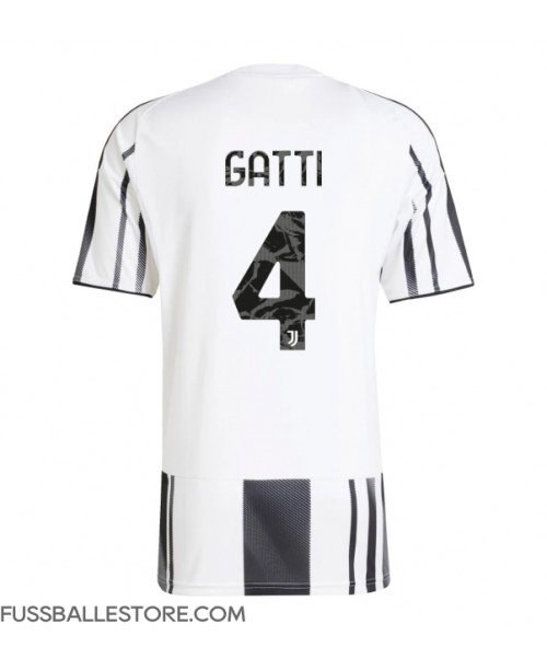 Günstige Juventus Federico Gatti #4 Heimtrikot 2025-26 Kurzarm Günstige Juventus Federico Gatti #4 Heimtrikot 2025-26 Kurzarm